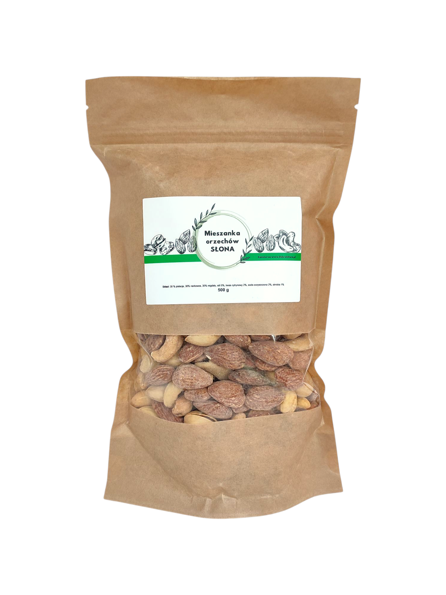 Solone Mieszanka Orzechów 500g | Migdały Nerkowce Pistacje | Premium Smak!