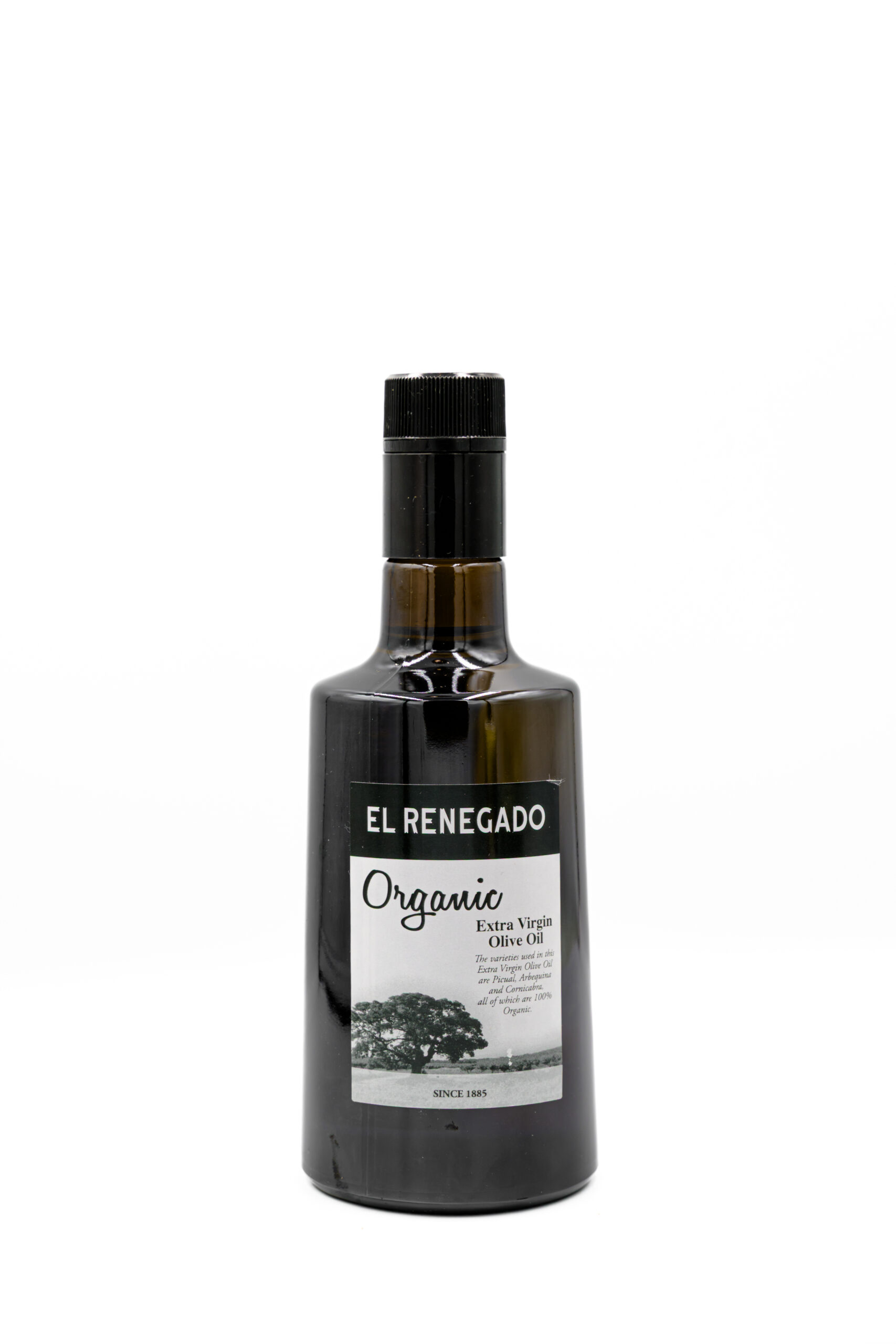 Oliwa EVOO organiczna El Renegado Hiszpańska o Kwasowości 0.19% – 500 ml zbiór 2025/2026